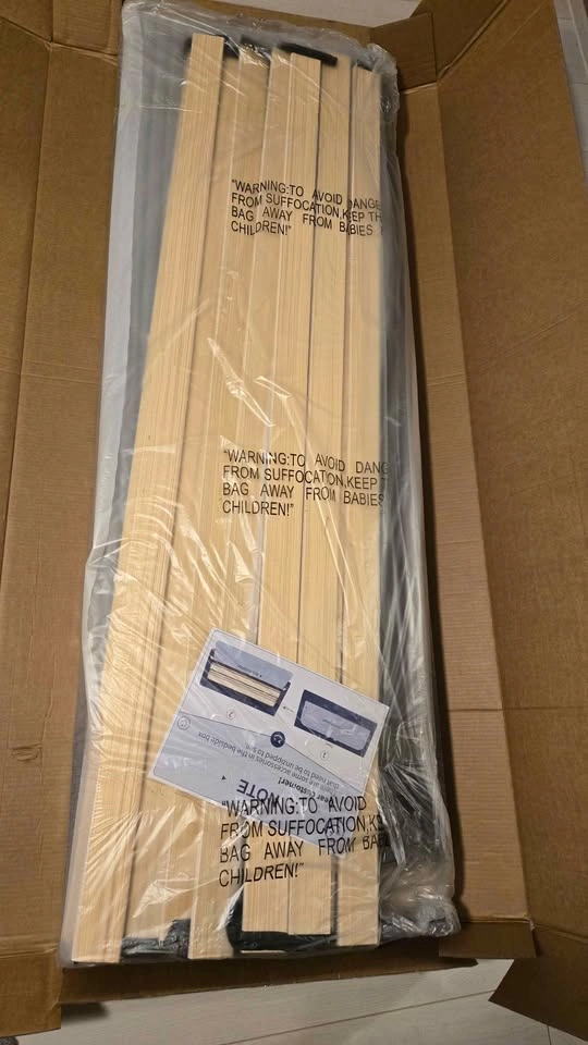 Upholstered Platform Bed with Headboard Queen Size - photo 4