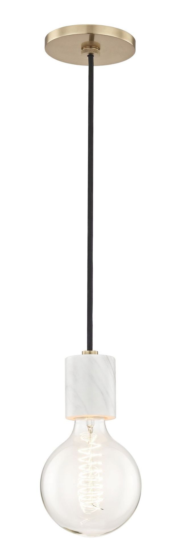 Pendant light with marble fixture - 5 available - photo 2