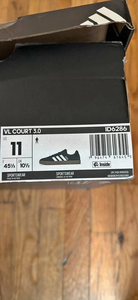 Adidas VL COURT 3.0 Men's Sneakers US 11