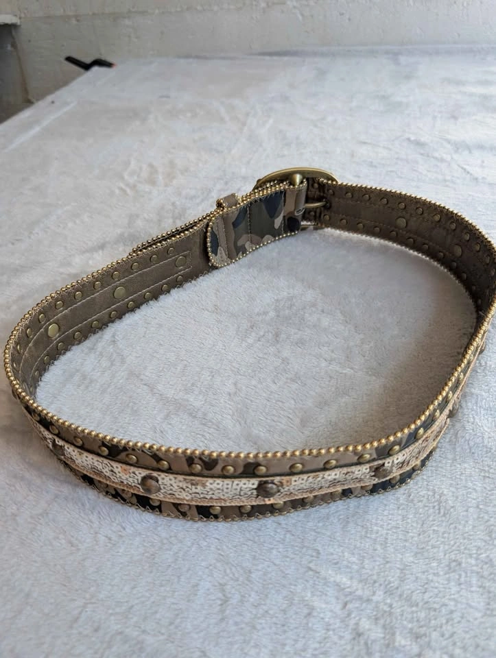 Western belts vintage Italy marked leather non marked mix - photo 4