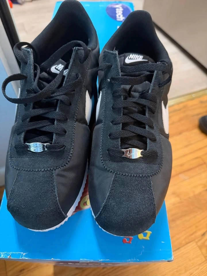 Nike Cortez Black White Sneakers - size 11 - photo 4