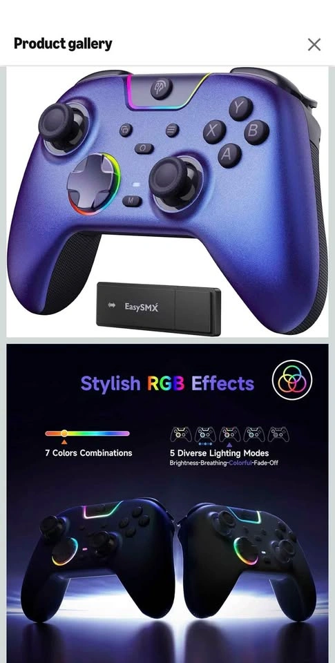 EasySMX X05 Pro Wireless PC Controller - photo 2
