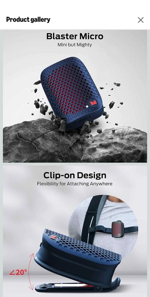 Monster Micro Blaster Bluetooth Speaker - photo 2
