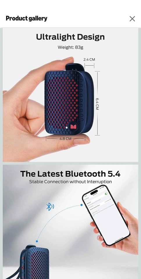 Monster Micro Blaster Bluetooth Speaker - photo 4