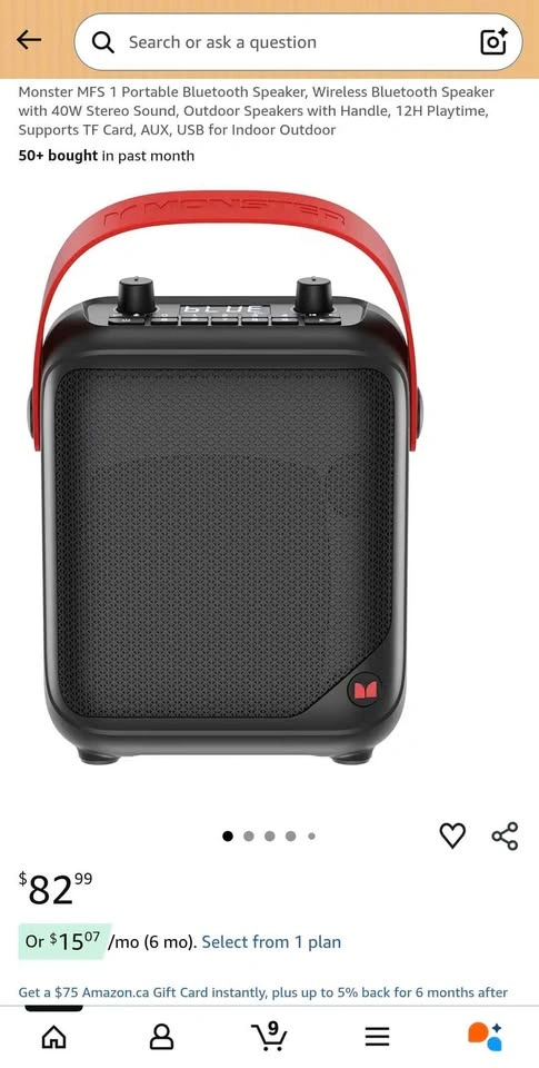 Monster MFS 1 Portable Bluetooth Speaker - photo 2