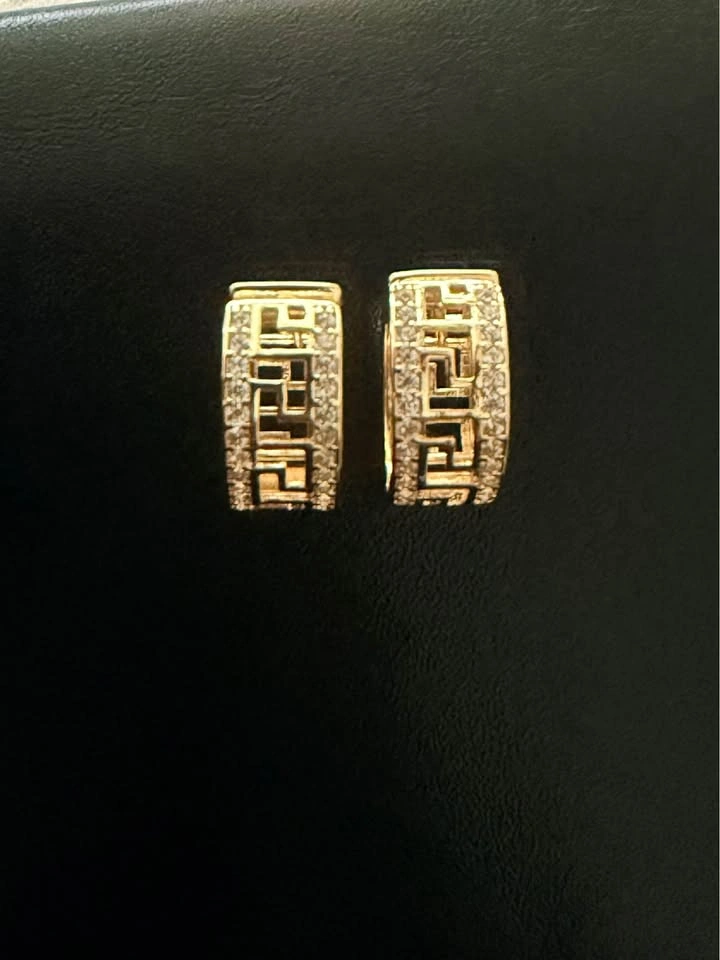 18K GF/GP/CZ Earrings - photo 2