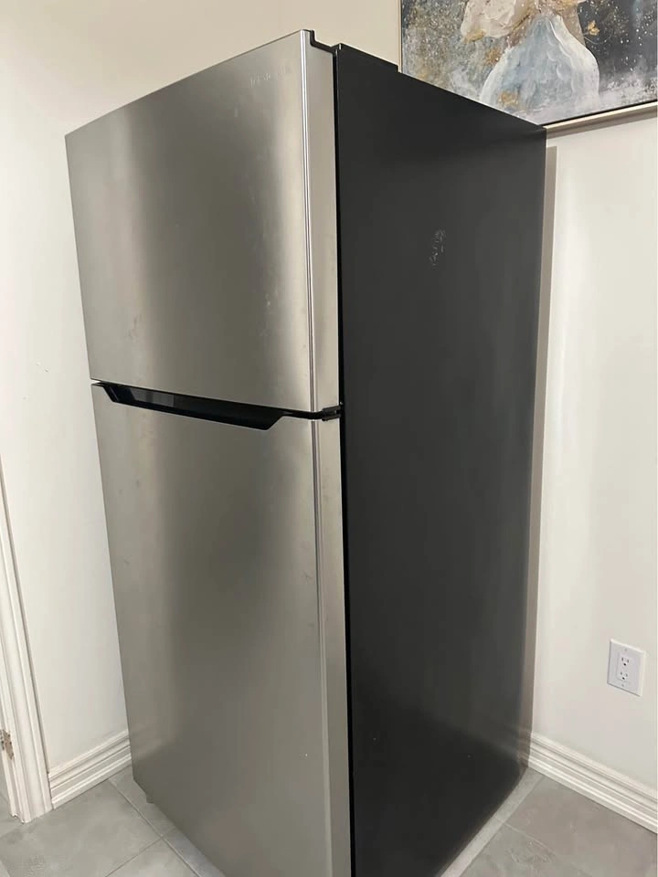 Stainless Steel Fridge With Freezer - photo 2