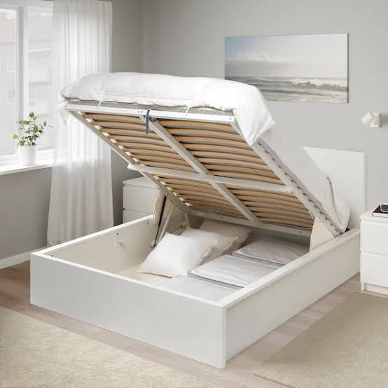 IKEA MALM Ottoman Queen Bed Frame
