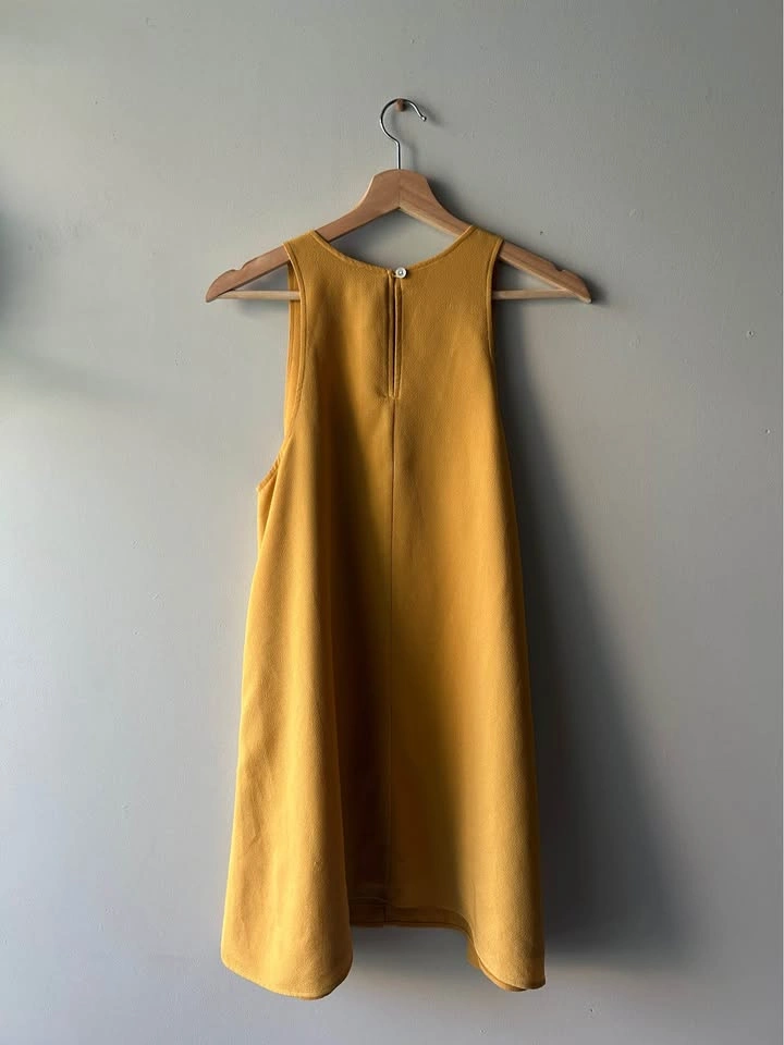 Wilfred Aritzia Yellow Sleeveless Dress Size Small - photo 2