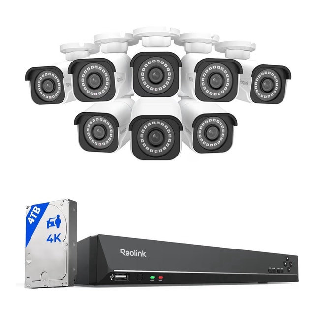 Reolink 4K 16-Channel PoE Security Camera System
