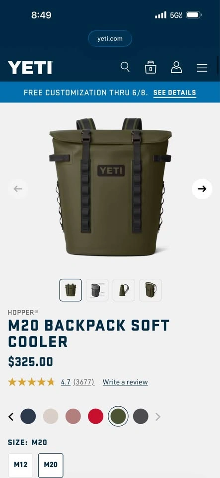 Yeti M20 backpack cooler - photo 3
