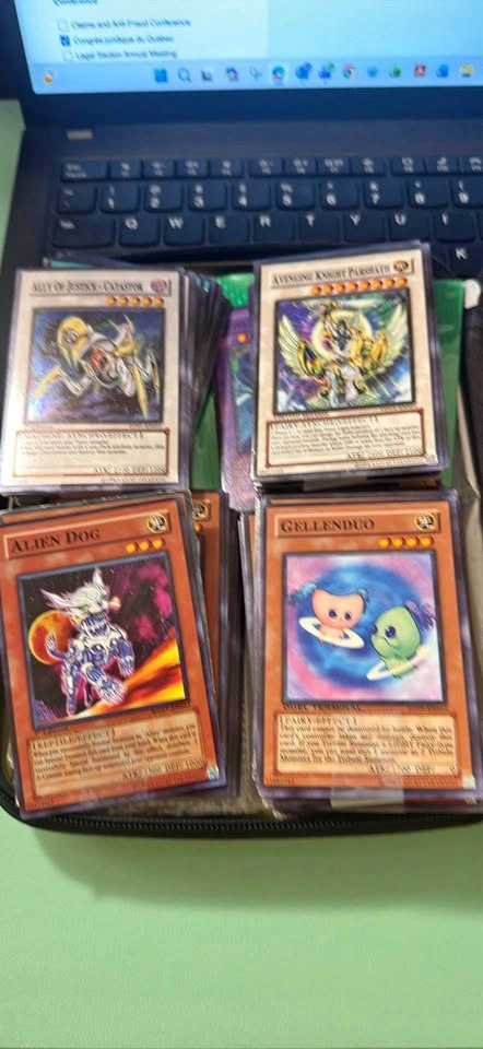 Yu-Gi-Oh collection + Pokémon binder