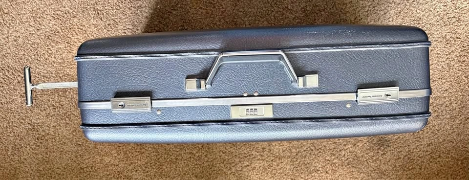 American Tourister Vintage Hard Shell Suitcase & Carry on Bag