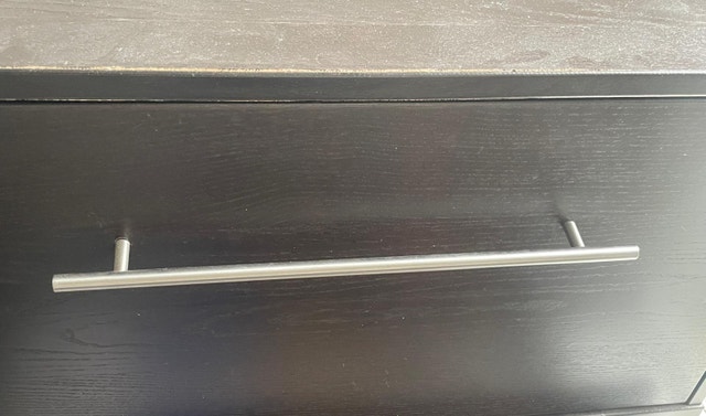 IKEA custom designed Filing cabinet / Brown/black - photo 3