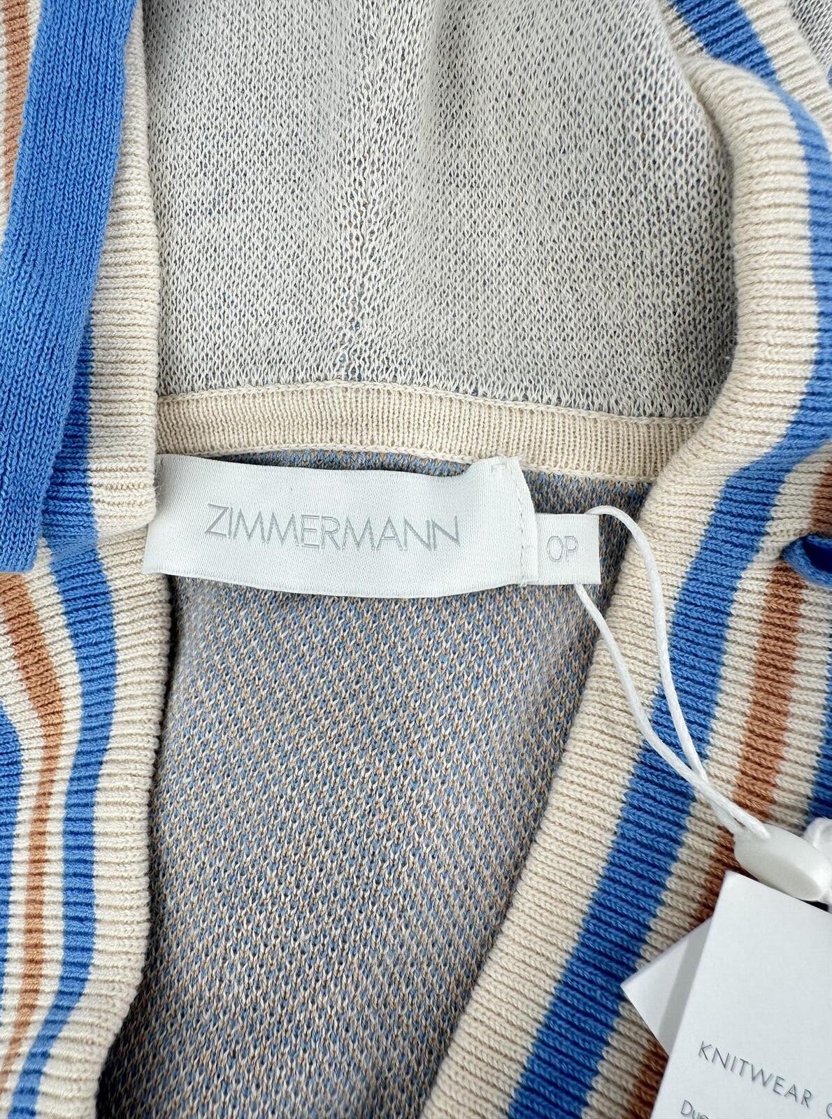 Zimmermann Lyre Hooded Knit Mini Dress Cream 0P | NWT - photo 3