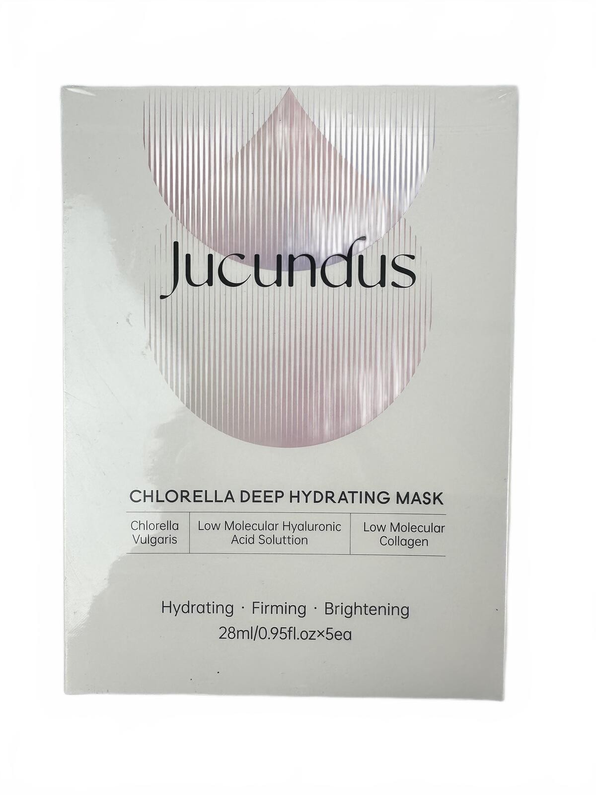 Jucundus K-Beauty Chlorella Deep Hydrating Mask 5 Pack