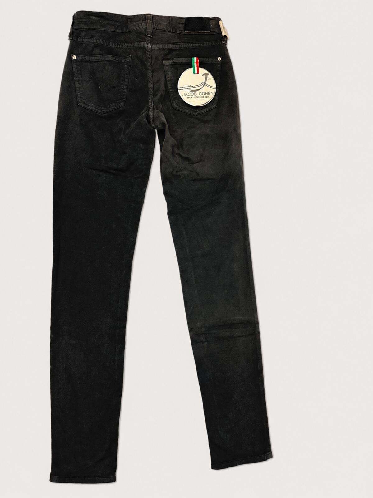 Jacob Cohen J711 Slim Jean Dark Charcoal Black Women Size 26 | N - photo 3
