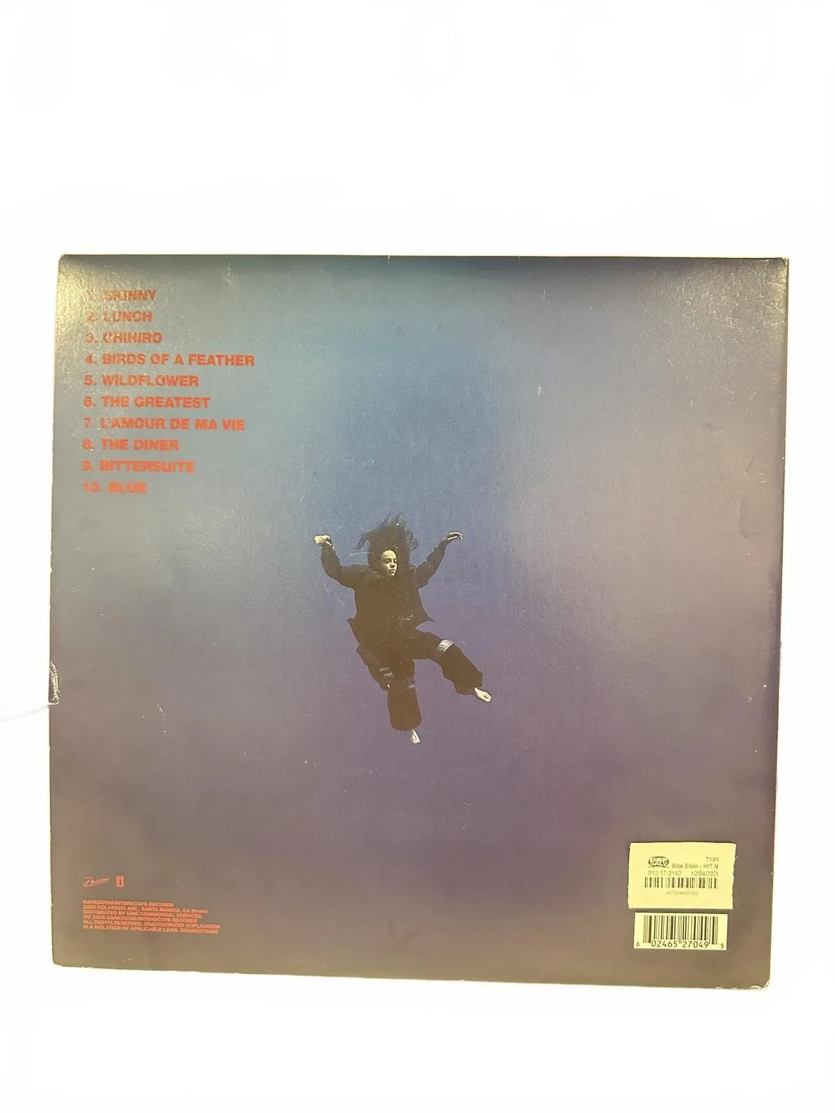 Billie Eilish Hit Me Hard and Soft Limited Yellow Eco Mix Vinyl - photo 2