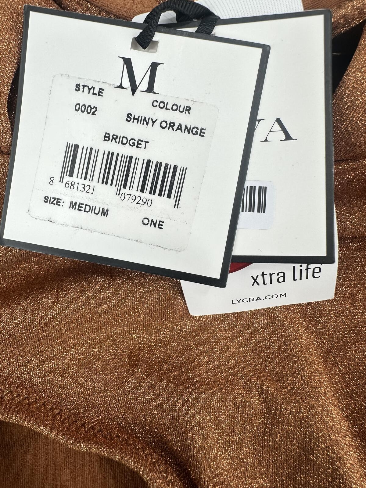 MOEVA Bridget Halterneck One-Piece Swimsuit Metallic Bronze Brow - photo 4