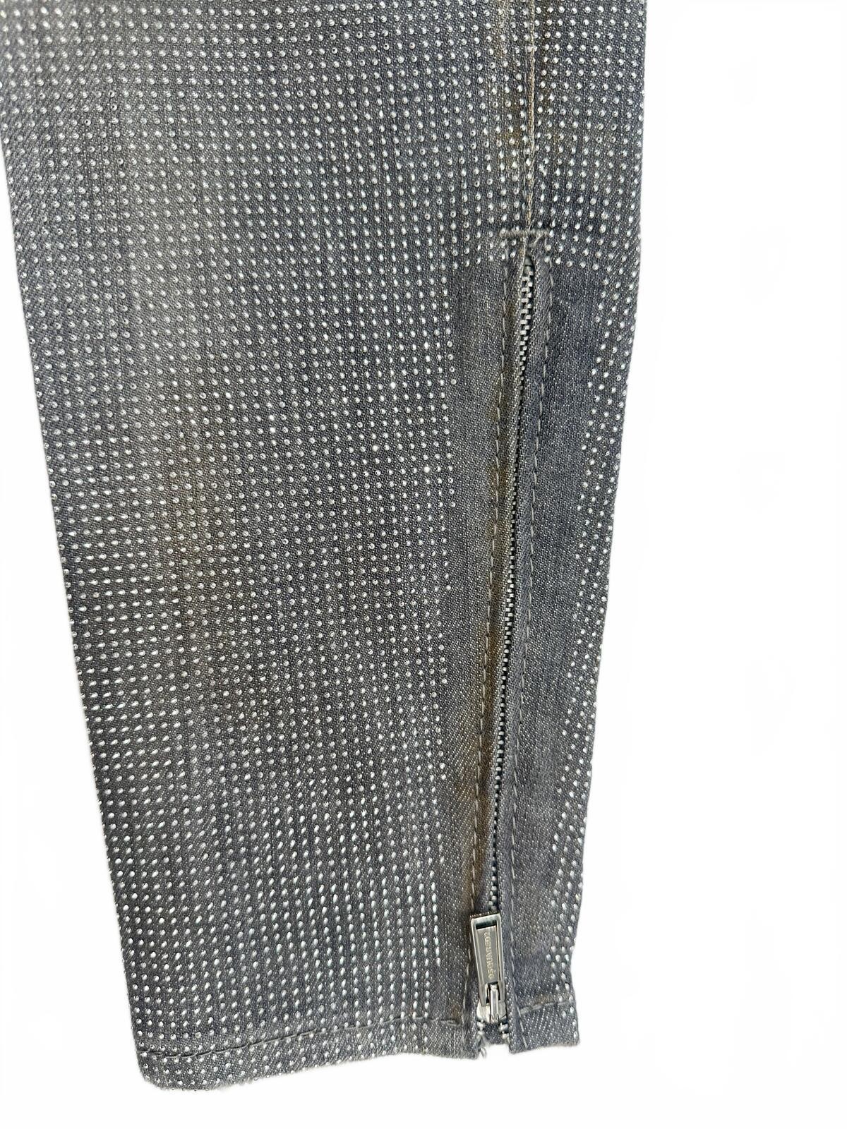 Dsquared2 Medium Waist Skinny Jean Crystal Embellished Grey IT38 - photo 5