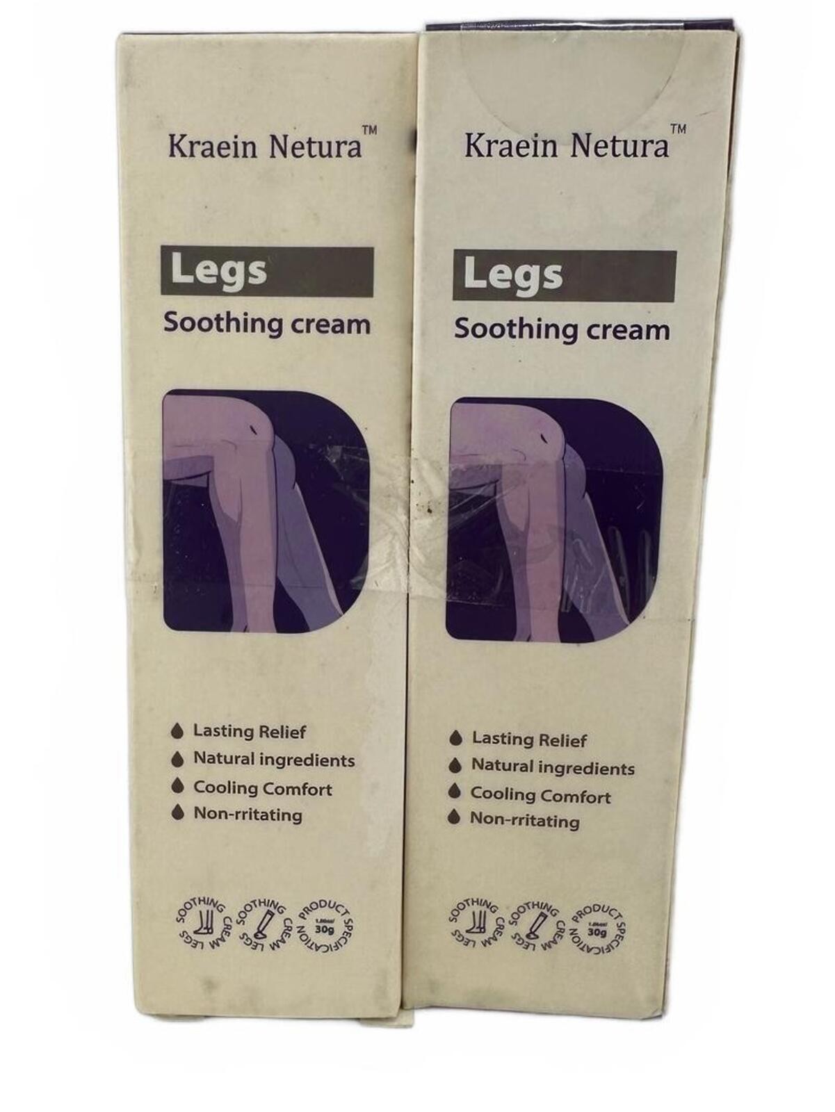 Kraein Netura Legs Soothing Cream 30g x2 Cooling Relief Set