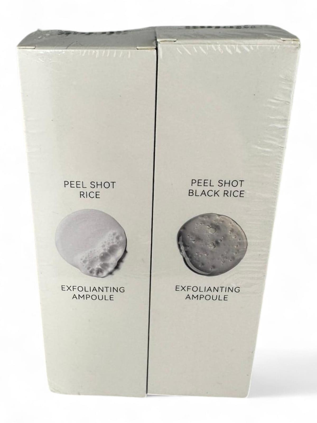 Peel Shot Rice & Black Rice Exfoliating Ampoule Set 2x100ml NIB - photo 2
