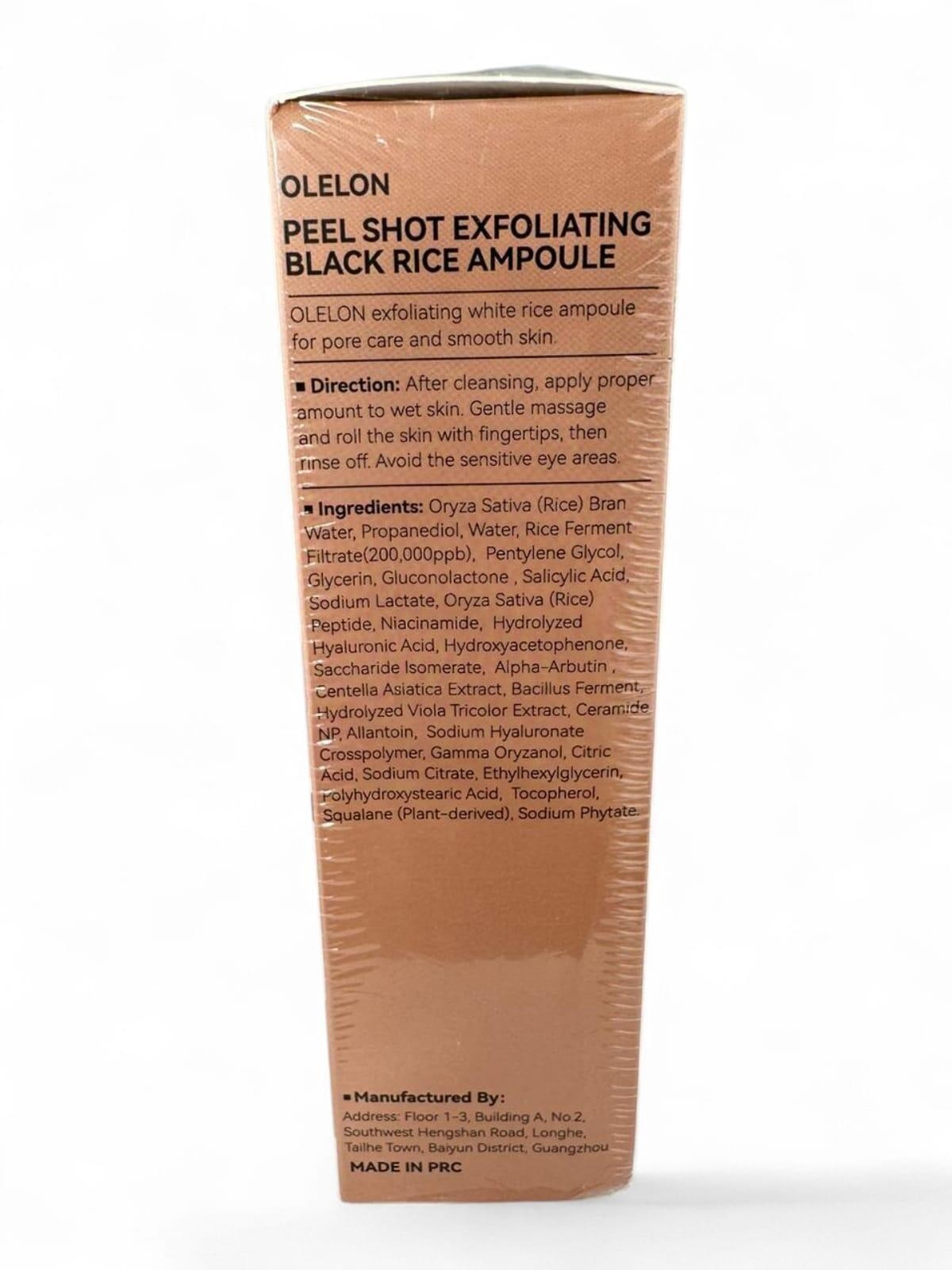 Peel Shot Rice & Black Rice Exfoliating Ampoule Set 2x100ml NIB - photo 3