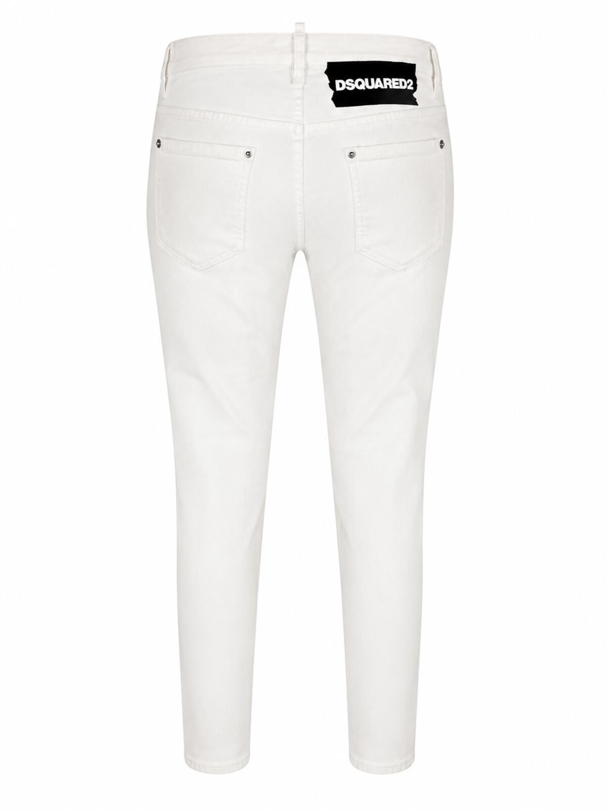 Dsquared2 Jennifer Jean White Mid Rise Skinny IT38 NWT - photo 2