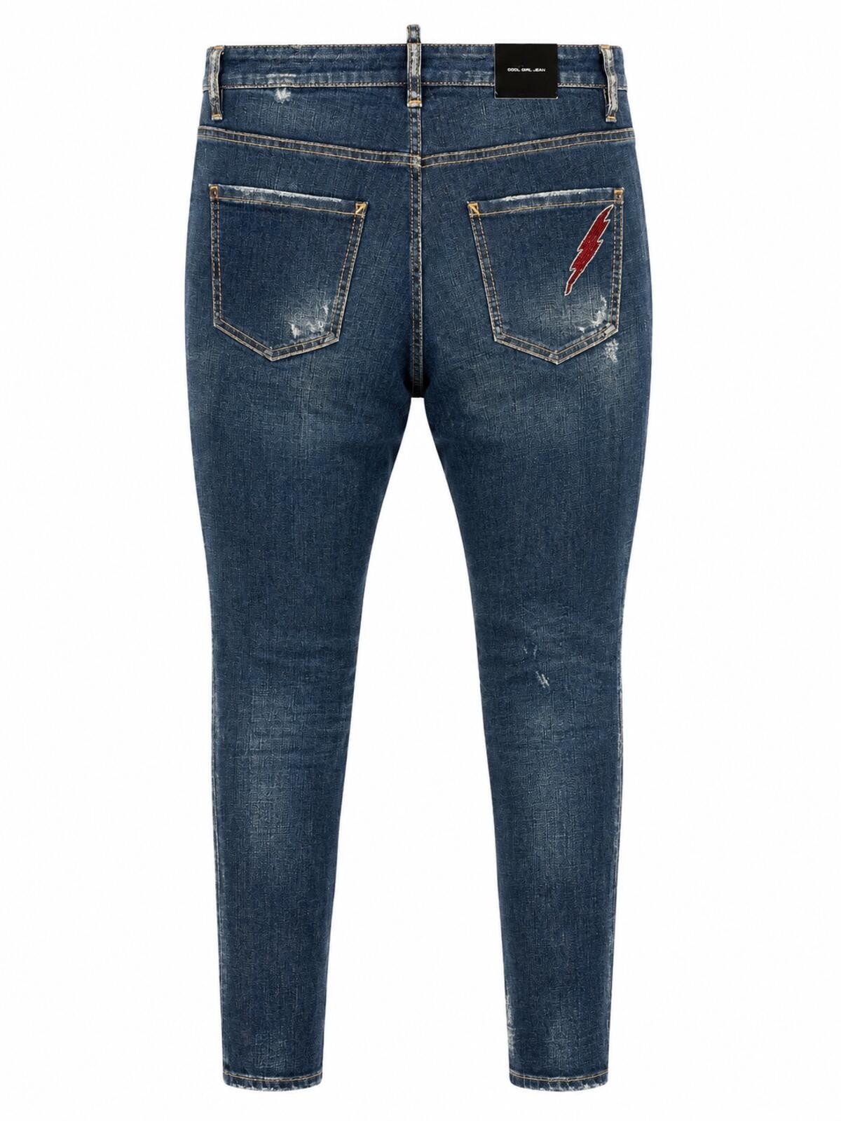 Dsquared2 Cool Girl Jean Embroidered Lightning Bolt IT38 - photo 2