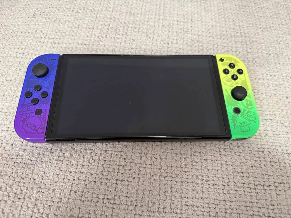 OLED Nintendo Switch Console w/Splatoon Joy-Cons