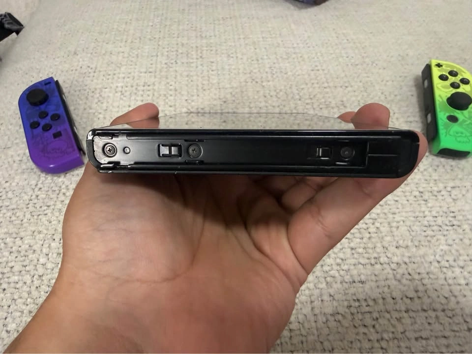 OLED Nintendo Switch Console w/Splatoon Joy-Cons - photo 5