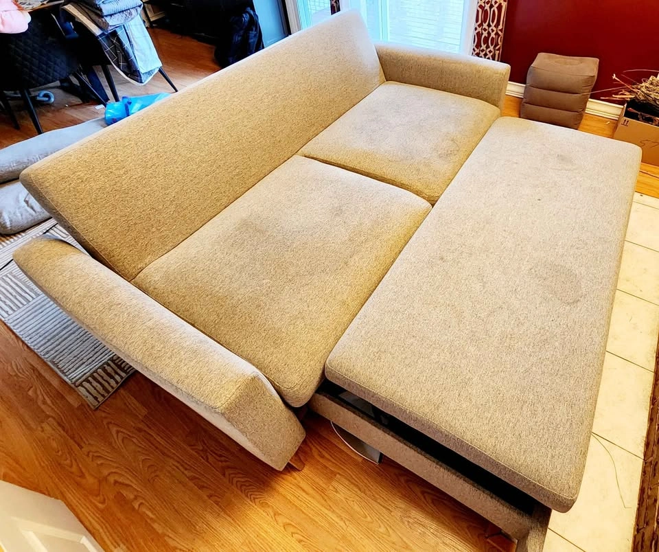 Fabric Sleeper Sofa. convertible to bed. - photo 2