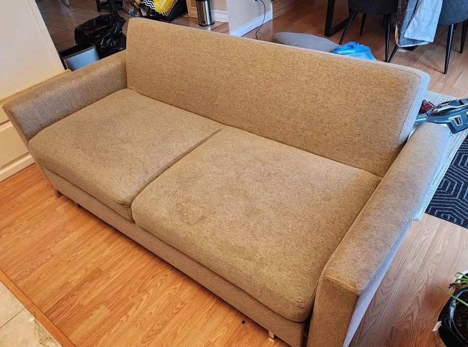 Fabric Sleeper Sofa. convertible to bed. - photo 3