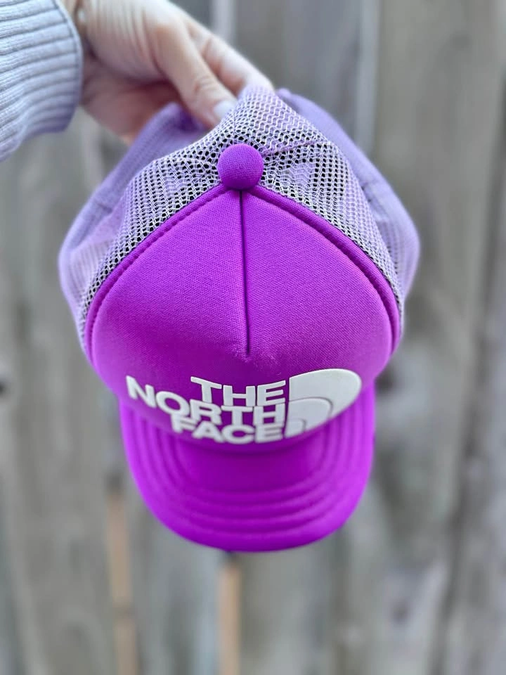 The North Face Purple Trucker Hat 6-24M