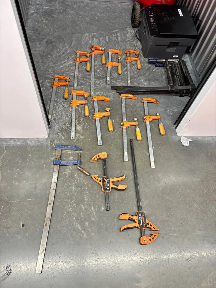 15 Clamps Various Sizes