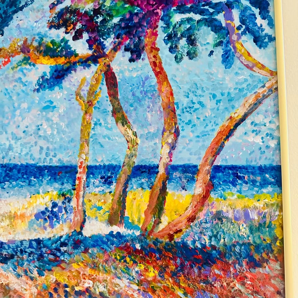 New 24"x18" Framed Acrylic Painting Signed Lilli Kirsh - photo 5