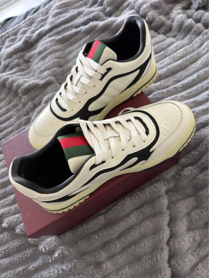 Authentic Gucci Re-Web Sneakers Size 10 – Worn Once – Like New - photo 5
