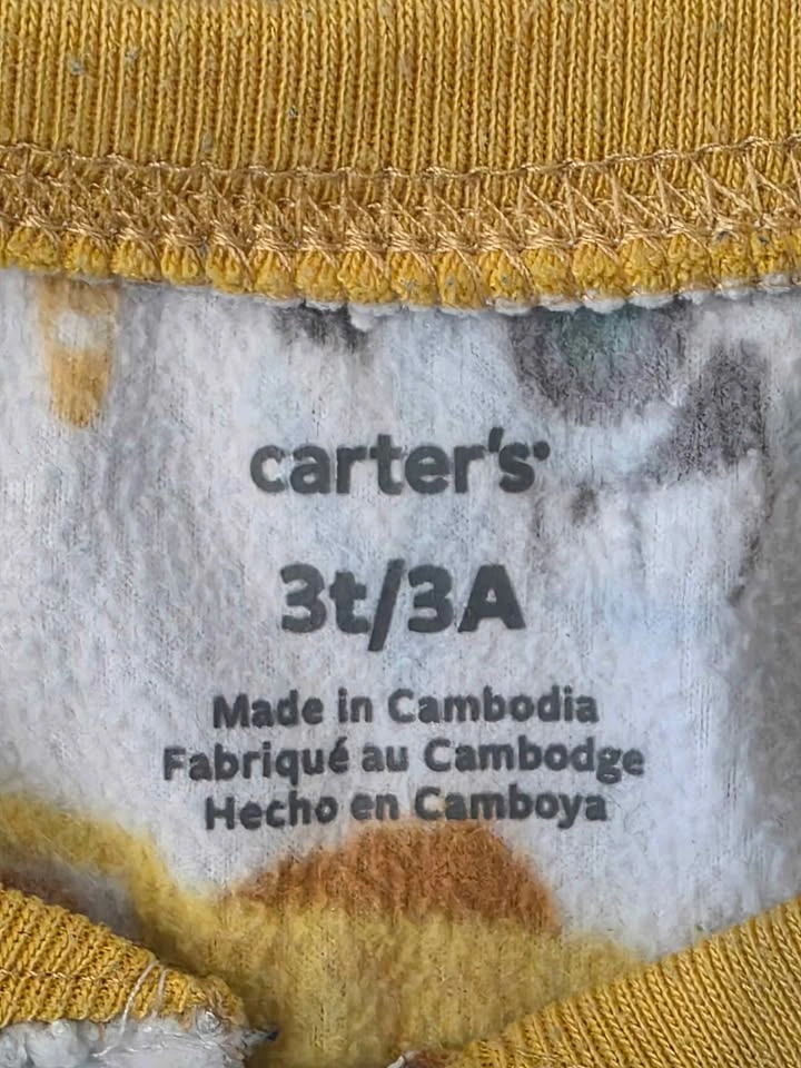 3T Carter's fleece sleeper - photo 2