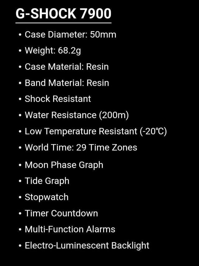 CASIO - G-SHOCK, 200M Water Resistance, Shock Resistance - photo 4