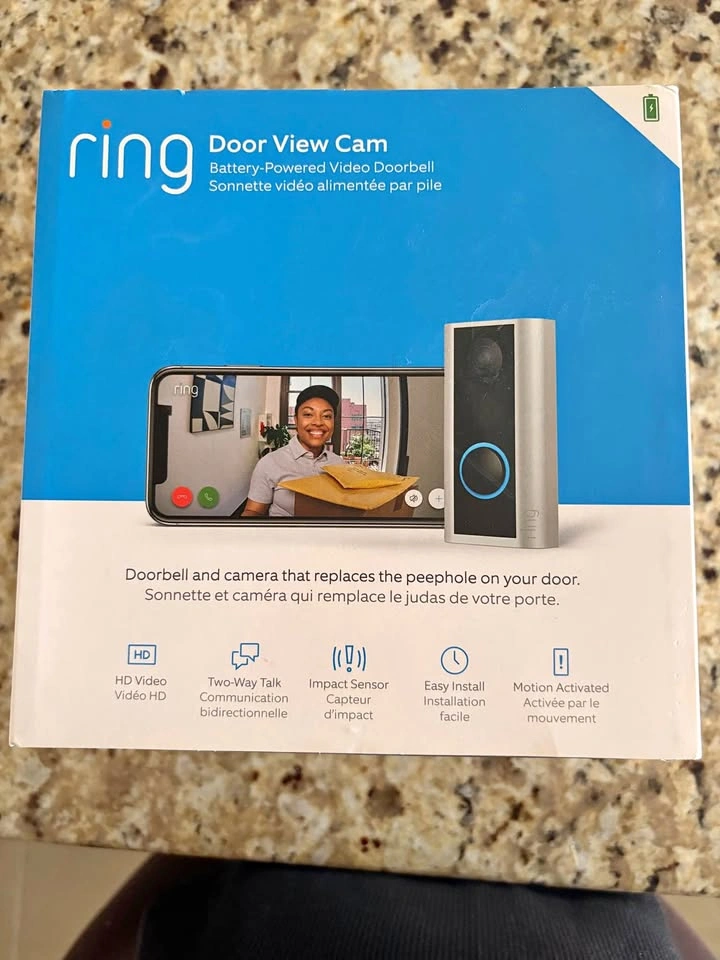 Ring Door View Cam Battery-Powered Video Doorbell