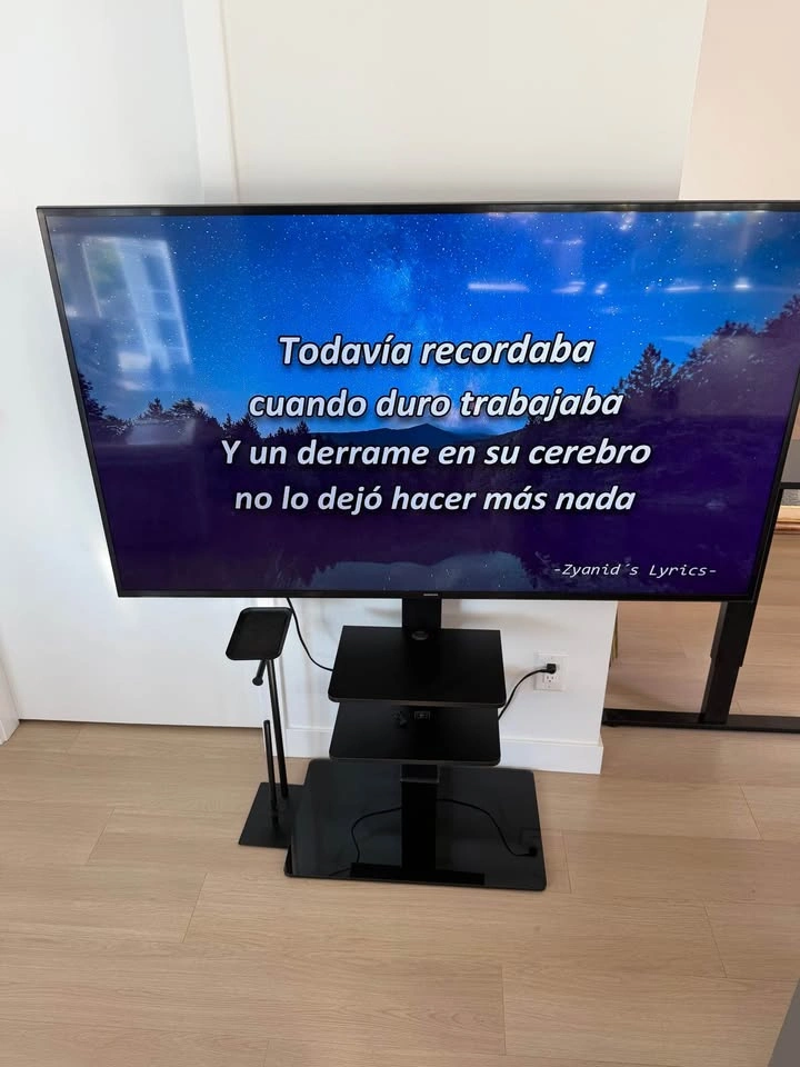 Samsung 65” 4K Smart TV w/ Floor Stand, Shelves & LED Backlight - photo 3