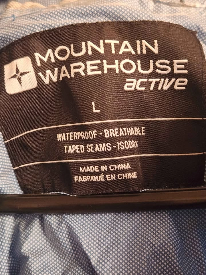 Mountain Warehouse Blue Waterproof Jacket Large - photo 4