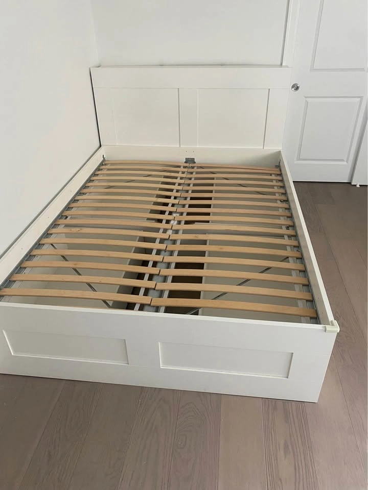 Double bed with 4 drawers and headboard - photo 2
