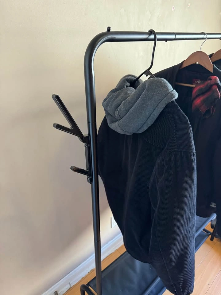 2 Garment racks with storage shelves - NEEDS GONE ASAP! - photo 3