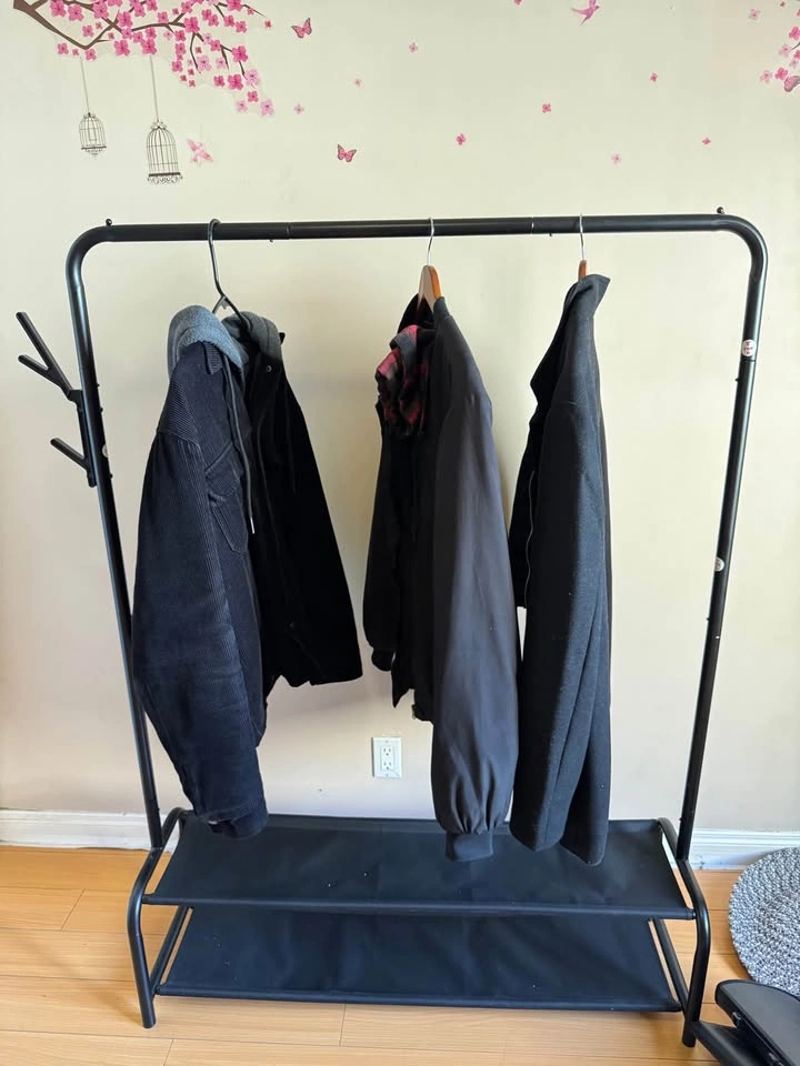 2 Garment racks with storage shelves - NEEDS GONE ASAP! - photo 4