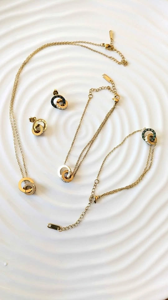 18K Gold-Plated 4-Piece Jewelry Set
