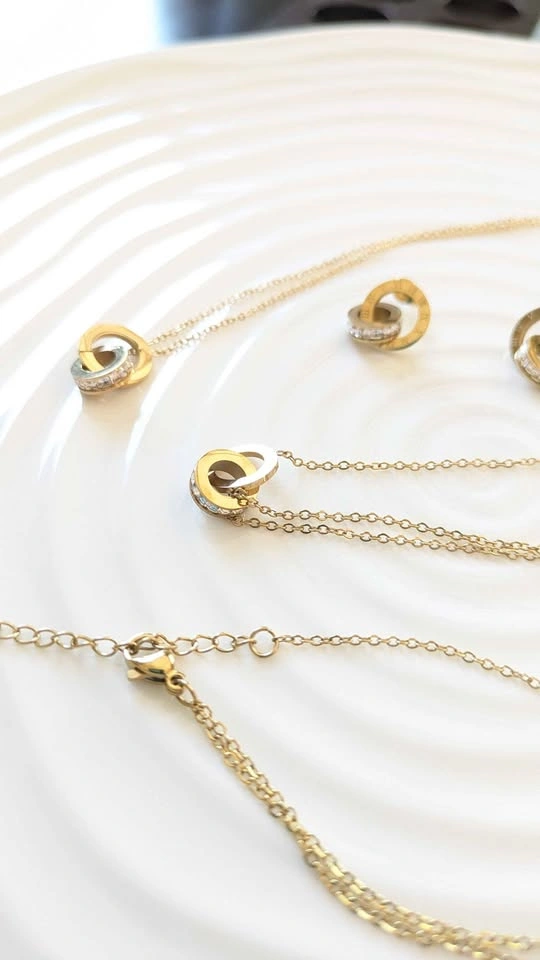 18K Gold-Plated 4-Piece Jewelry Set - photo 3