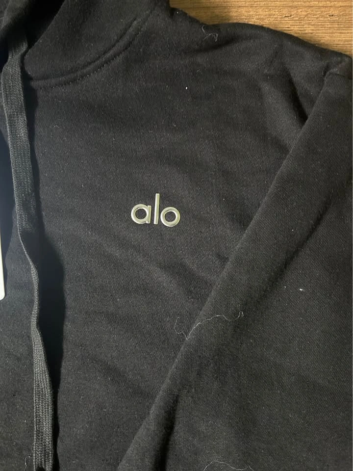 Alo yoga black hoodie - photo 2