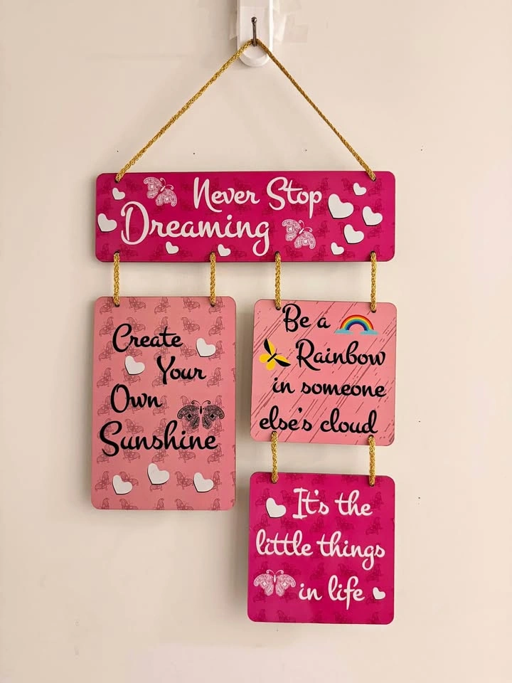 Never Stop Dreaming Wall Hanging
