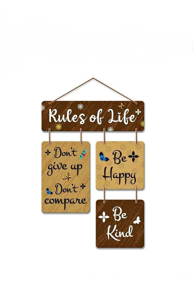 Rules of Life Wall Hanging
